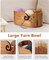 9pcs Knitting Hooks, Yarn Storage Crochet Bowl Knitting for Crocheters, Large Yarn Bowl Acacia Wooden 11.3x5.9x4.7inch